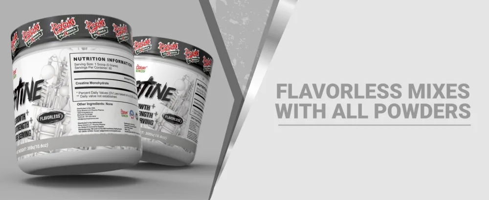 Psycho Pharma Creatine - 5g of Premium Creatine Monohydrate per Serving 100 Servings - Creatine