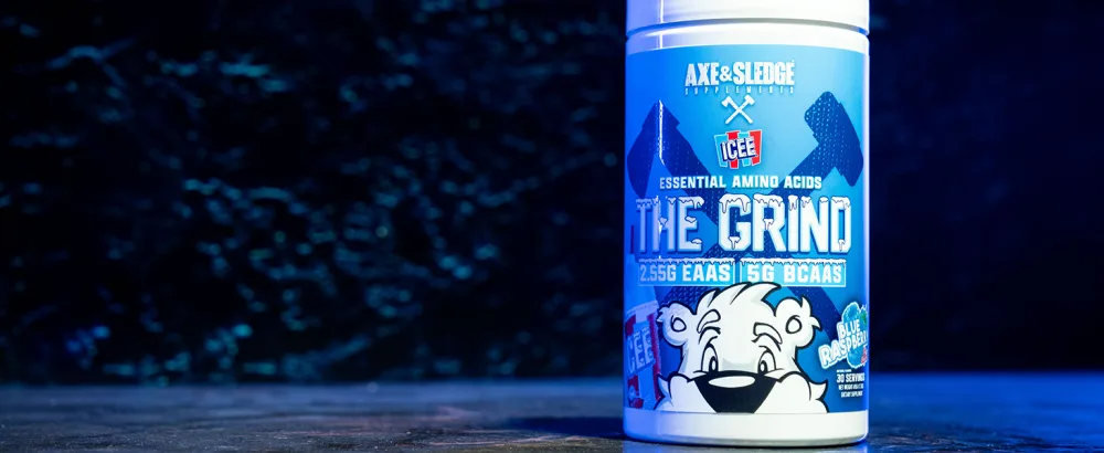 The Grind Essential Amino Acids Branched Chain Amino Acids 30 Servings (ICEE Blue Raspberry) - The Grind ICEE Blue Raspberry