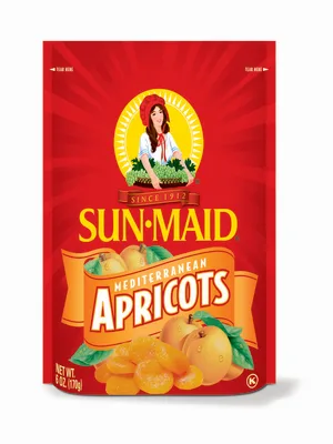 Sun-Maid California Apricots | 6 Ounce | Whole Natural Dried Fruit | No Artificial Flavors | Non-GMO 6 Ounce (Pack of 1) California Apricot - apricots
