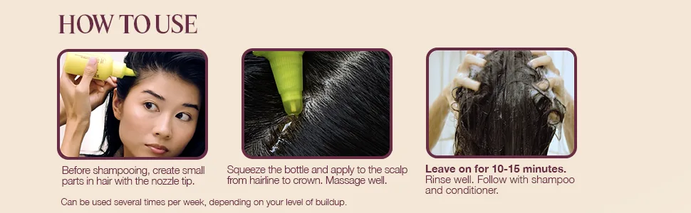 Pre-Shampoo Clarifying Scalp Treatment with AHA + Apple Cider Vinegar 4oz - acv pre shampoo can be used several times a week for 10 or 15 minutes