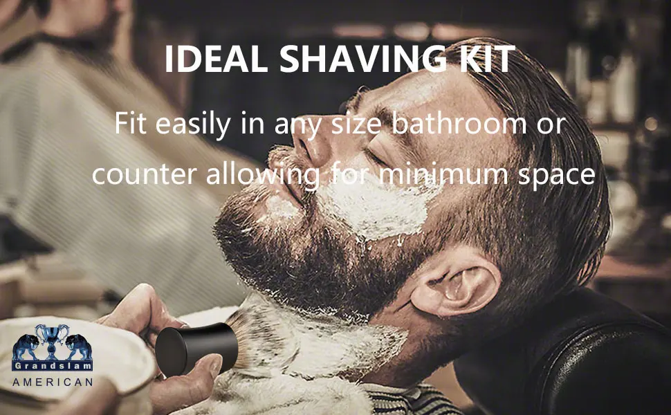 Grandslam Shaving Kit for Men Safety Razor Shaving Brush Soap Cream and Stand Stainless Steel Bowl Kit Gift Set - product information 8