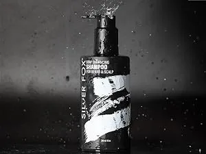Silver Fox Complete Men's Grooming Collection - Silver Fox Shampoo for gray hair bottle