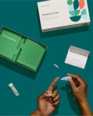 Everlywell Men's Health Test - at-Home Collection Kit - Discreet Accurate Results from a CLIA-Certified Lab Within Days - Ages 18+ - metabolism testing kit check into your general wellness from home