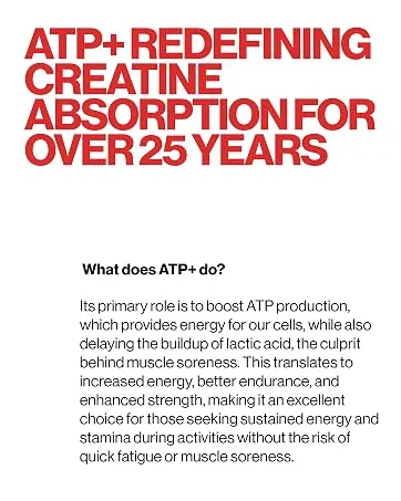 ATP+: Men's Creatine Serum. Maximize Workouts with Enhanced Energy. Boost Muscle Strength & Recovery. Rich in Amino Acids & Vitamins. With Joint Support. Top Pre-Workout Solution. 5.1 Fl Oz Grape - ATP+ Creatine Serum, Liquid Creatine, Pre-Workout Supplement