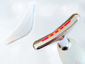 Red-Light-Therapy-for-Face and Neck Red Light Therapy Wand 7 Color Led Face Neck Massager for Skin Care White Glossy White - product information 9