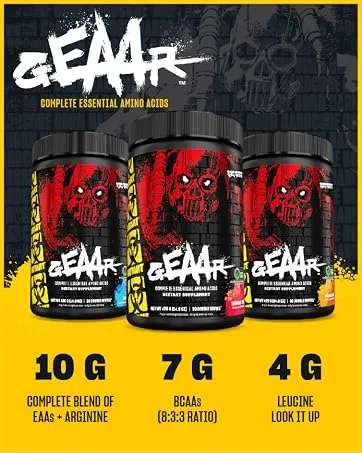 Mutant BCAA 9.7 Supplement BCAA Powder with Micronized Amino Energy Support Stack 348g - Roadside Lemonade - Mutant EAA BCAA Hydration intra workout build muscle recovery