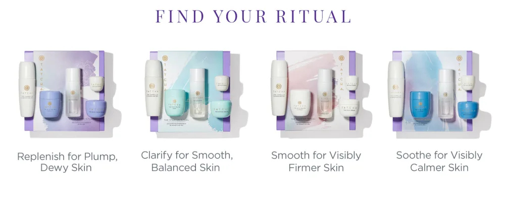 Tatcha The Starter Ritual Set - Balancing for Combo to Oily Skin | 2 Week Introductory Set | $92 Value - find your ritual