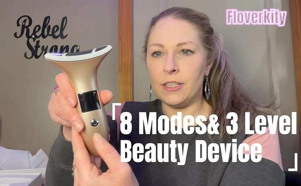 8modes &3 Color face Massager 2 Face/Face Evolution - tool