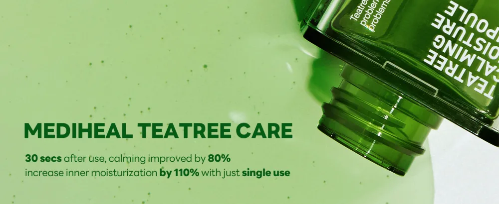MEDIHEAL Teatree Calming Moisture Toner (11.8 fl oz) Quick Calming and Deep Hydration Toner with Teatree Extract Leaf Oil for Sensitive Skin Type - ???5