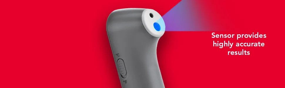 Sunbeam Touchless Body & Object Digital Infrared Thermometer for Adults and Kids, Instant Accurate Reading, Fever Indicator Compact Body + Object - product information 5
