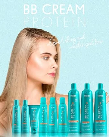 Rich e Professional | Liso BB Cream Kit | Pure Active Ingredients And Extraordinary Shine | (3x) 250 ml / 8.4 fl.oz. - BB CREAM HISTORY