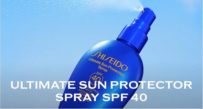 Shiseido Ultimate Sun Protection & Hydration Set - Includes Ultimate Sun Protector Lotion SPF 50+ (150mL) Deep Cleansing Foam (15mL) & Essential Energy Hydrating Cream (15mL) - $69 Value - Ultimate Sun Protector Spray SPF 40