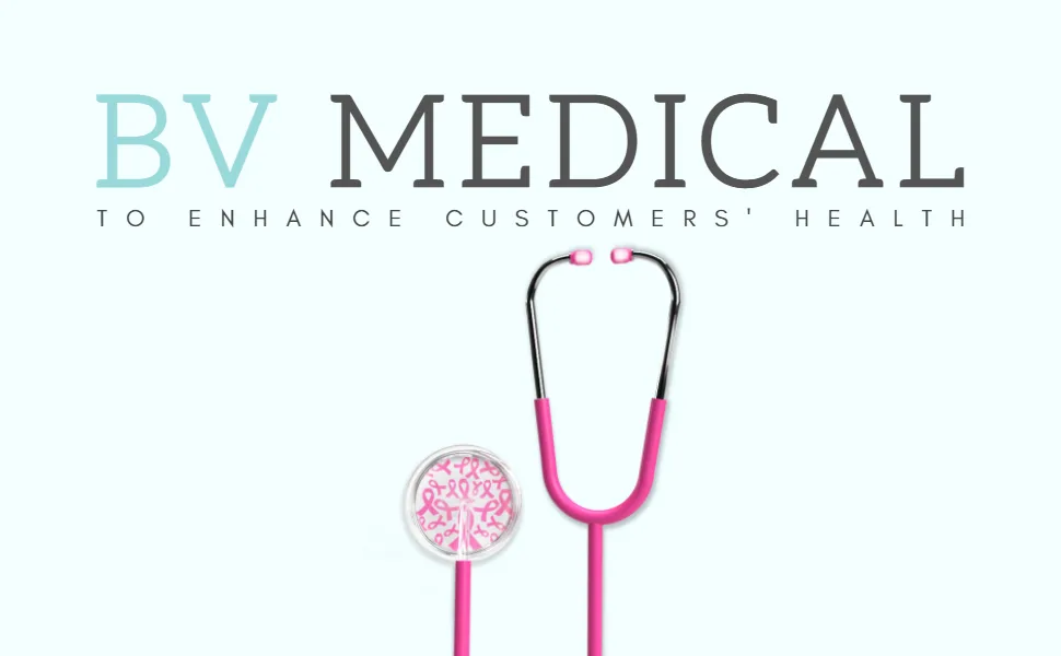 Breast Cancer Awareness Ribbons Hot Pink Gemscope Stethoscope - gemscope