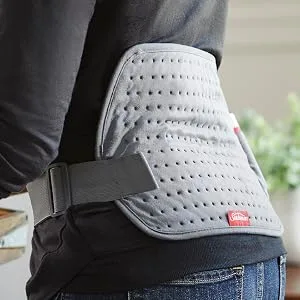 Sunbeam Cordless Heating Pad, Portable and Rechargeable for Back, Shoulder, Arm, and Leg Pain Relief, 9.5 x 12", Slate Grey - product information 5