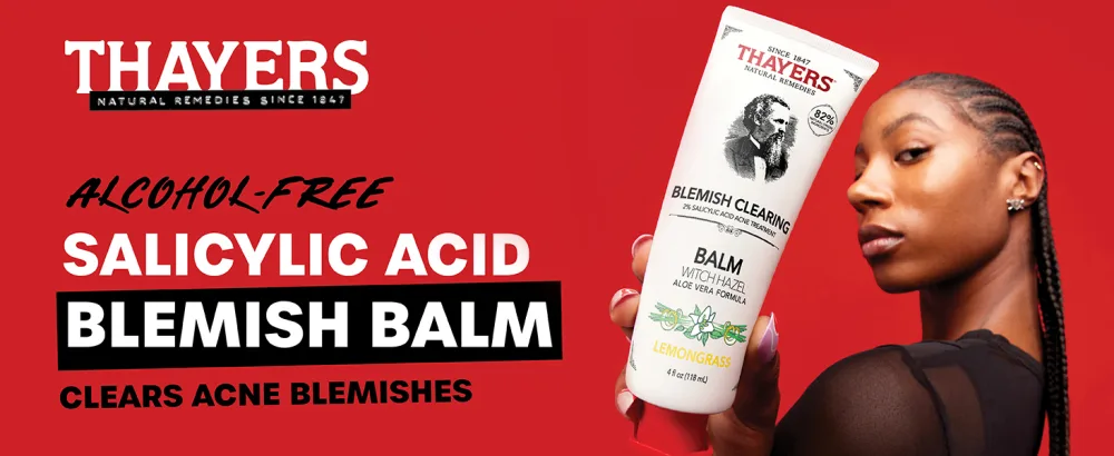 Thayers Blemish Clearing Salicylic Acid and Witch Hazel Acne Face Moisturizer 4 fl oz - blemish balm
