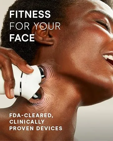 NuFACE Trinity FDA Cleared Microcurrent Facial Device & Wrinkle Reducer Attachment - Microcurrent Device with LED Red Light Attachment - Face Sculpting & Neck Tightening Device + Aqua Microcurrent Gel Trinity and Wrinkle Reducer Attachment - microcurrent device