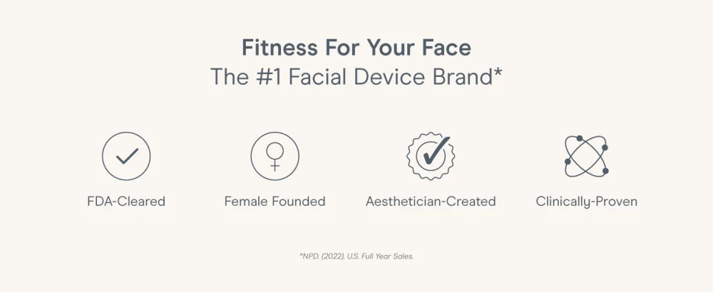NuFACE Trinity FDA Cleared Microcurrent Facial Device & Wrinkle Reducer Attachment - Microcurrent Device with LED Red Light Attachment - Face Sculpting & Neck Tightening Device + Aqua Microcurrent Gel Trinity and Wrinkle Reducer Attachment - nuface