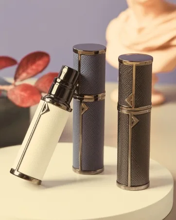 Refillable Portable Mini Perfume Atomizer for Travel 5ml Luxury Empty Leakproof Pump Perfume Spray bottle Atomizer for Man and Woman (Y-Champaign Gold) - product information 4