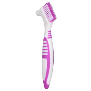Denture Cleaning Brush Dual Head Denture Toothbrush Denture Brushes False Teeth Cleaning Brus Double Sided Portable Denture Toothbrush for Partial and Full Dentures - product information 15