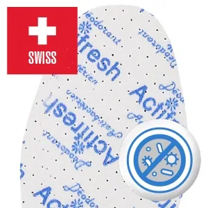 Smell Free Shoe Insoles Hygienic Technology by Sanitized Made in Europe Kaps Actifresh - Refreshing Technology