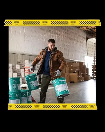 KEEN Utility Men's Utility K-10 Replacement Accessories Yellow/Yellow M M Yellow/Yellow - Man working in warehouse wearing KEEN Utility shoes