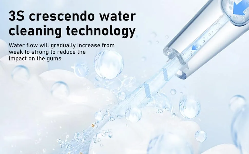 Oral irrigator Visual Water Flosser C2 with 10 MP Camera for Teeth 2 Modes 12 Gears IPX7 Portable 350ML Water Tank - Water flosser
