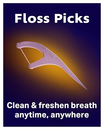 DenTek Fresh Breath Floss Picks Mint Flavor 400 Floss Picks - Dentek Floss Picks