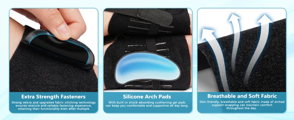 Arch Support for Plantar Fasciitis Relief Arch Support Compression Bands with Arch Support inserts for Flat Feet High Arches Fallen Arches - high arch support inserts women flat feet