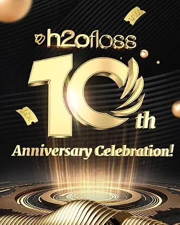 Replacement Nozzle Tips for H2ofloss Water Flosser 4 Nozzles - h2ofloss 10 Anniversary