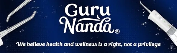 GuruNanda Advanced Dental Water Flosser 2.0 (R3100) (without UV Light) 300 ml White - GuruNanda