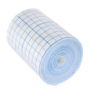 1 Roll Breathable Tape Adhesive Wound Dressing Fixation Bandage for Fixing Plaster Gauze Pad Needle Catheter - Non Woven (10cm*10m) - JM13228-02-3