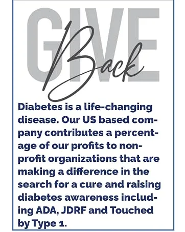 Libre Grip Shield by Deck My Diabetes-Reusable Flexible One-Handed Application (for Use with an Overlay Patch) for Active Freestyle Libre Users- 2 Patches inlcuded. (Sky Blue) - Give Back 2
