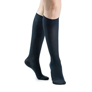 SIGVARIS Women s Style Soft Opaque 840 Closed Toe Calf-High Socks 15-20mmHg - Pecan - Medium Short - sigvaris