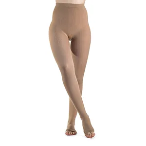 SIGVARIS Women's SOFT OPAQUE 840 Open Toe Compression Pantyhose 15-20mmHg - sigvaris