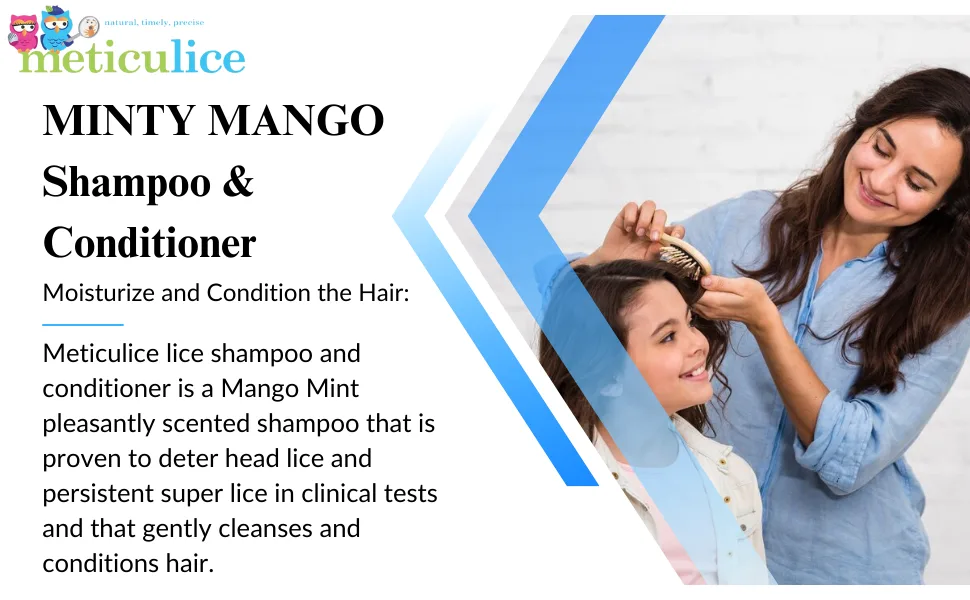 Meticulice Minty Mango Lice Shampoo & Conditioner Duo 8oz - 155545