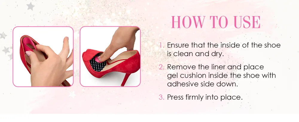 Hollywood Fashion Secrets Shoe Comfort Kit - Ultimate Footwear Comfort 1 Kit - how to use