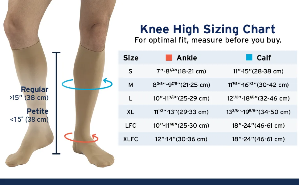 JOBST Relief Knee High Graduated Compression Socks 30-40 mmHg - Comfortable Unisex Design - Closed Toe Black Large Standard Large (1 Pair) Black - stockings compression medium knee high relief hose medical support sport open toe sock closed thigh