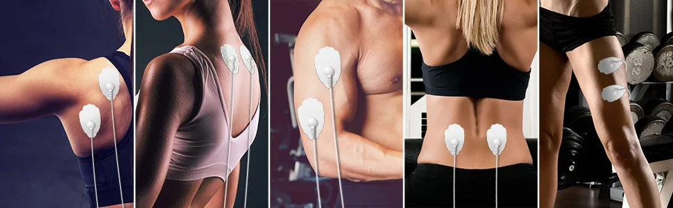 TENS Unit 24 Snap Tens Unit Electrode Pads Large Premium Tens Electrodes Reusable up to 20-30 Times per Electrode - snap1
