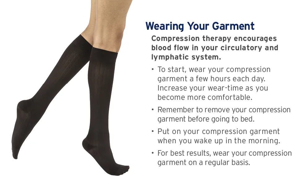 JOBST - soSoft Knee-High Support Compression Socks Ribbed 8-15 mmHg X-Large Black Ribbed - stockings compression medium knee high relief hose medical support sport open toe sock closed thigh
