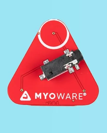 2.0 LED Shield - Visualize Muscle Activation with Light - Power The Myoware 2.0 Muscle Sensor - Equipped with snap connectors Easily Stack on top Side of Muscle Sensor - MyoWare 2.0 Cable Shield