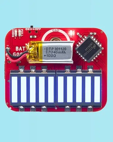 2.0 LED Shield - Visualize Muscle Activation with Light - Power The Myoware 2.0 Muscle Sensor - Equipped with snap connectors Easily Stack on top Side of Muscle Sensor - MyoWare 2.0 LED Shield