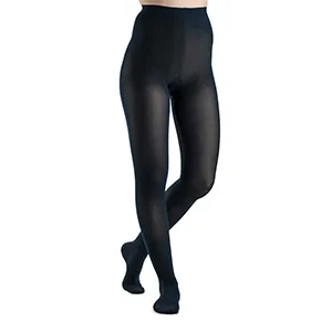 SIGVARIS Women’s Style Soft Opaque 840 Closed Toe Pantyhose 20-30mmHg - Medium Long - Espresso - SIGVARIS