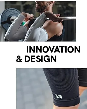Zensah Technical Face Mask - USA Made Reusable Fabric Mask for Running Exercise - Washable Breathable Comfortable Moisture Wicking Quick Drying (Black) - innovation and design featuring the compression arm sleeves and ultra compression shorts in images