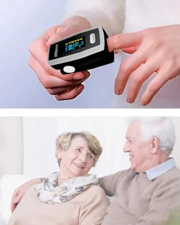 Santamedical Generation 2 Fingertip Pulse Oximeter with Batteries and Lanyard - Finger Pulse Oximeter