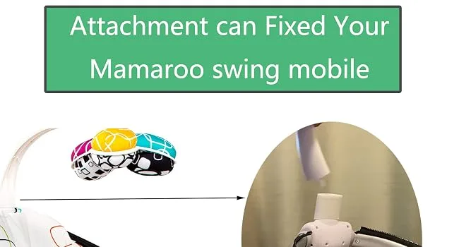 Replacement Parts for 4moms mamaroo 1026 Mobile Attachment Connector Piece Toy Bar Conversion Attachment for Model 1026 Longer Toy Bar Attachment Point and a Spacer White - Replacement Parts for 4moms mamaroo