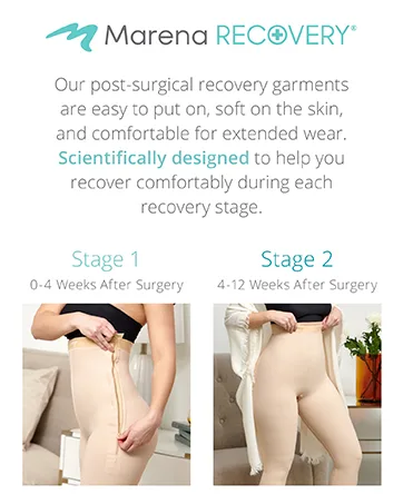 Marena Recovery Panty-Length Post Surgical Compression Girdle with High-Back - Image 4