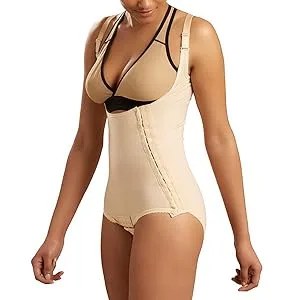 Marena Recovery Panty-Length Post Surgical Compression Girdle with High-Back - Marena