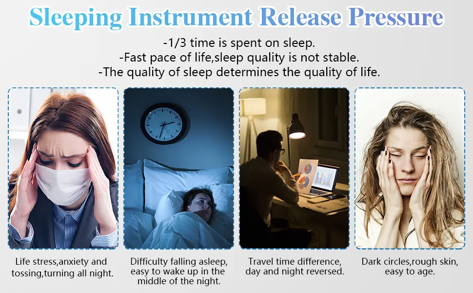 iKeener Sleep Aids Device with Insomnia Portable Sleep Aid for Sleep Disorders Anxiety Relief Headaches - Release pressure