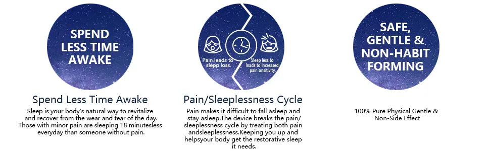 iKeener Sleep Aids Device with Insomnia Portable Sleep Aid for Sleep Disorders Anxiety Relief Headaches - SLEEP 3