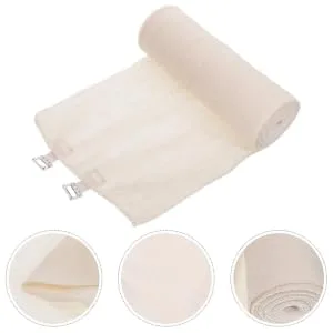 Elastic Abdominal Binder - 5.89X3.14X0.04in Cotton Breathable Elastic - Soft Latex- Abdomen for Men and Women - product information 18